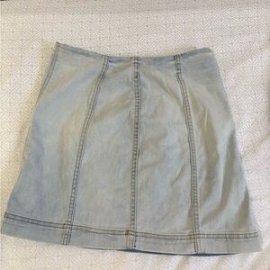 Wild Fable Blue A-Line Mini Skirt